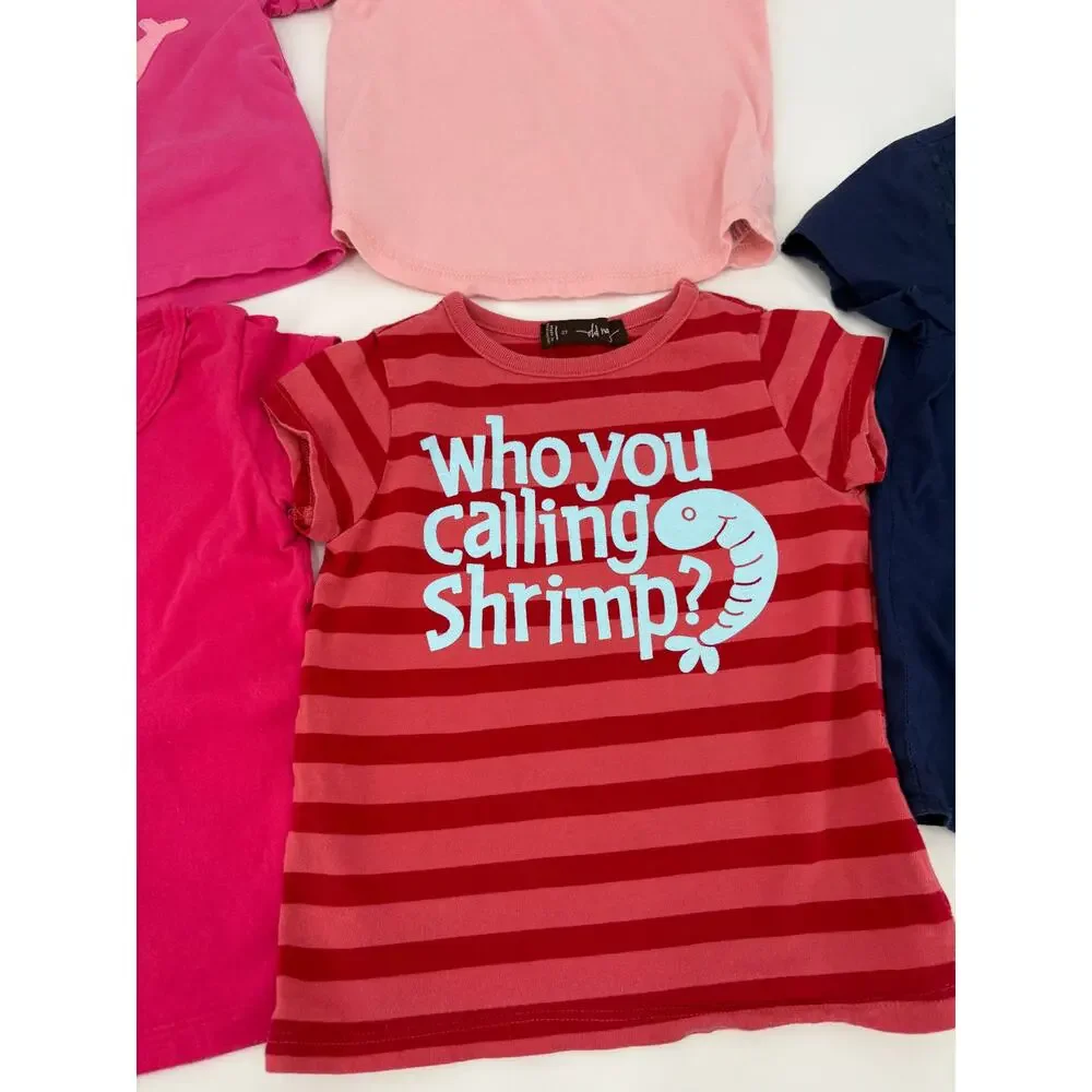 Girls 2T Shirt Lot of 5 Tees Mixed Brands